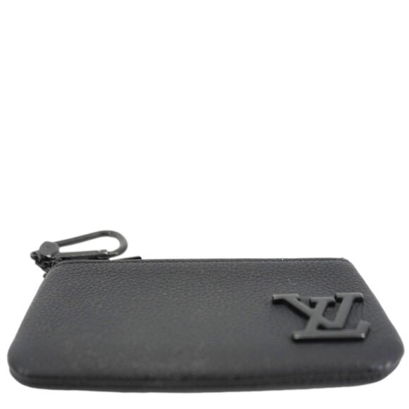 Louis Vuitton  LV Aerogram Leather Key Pouch Black - Picture 8 of 11